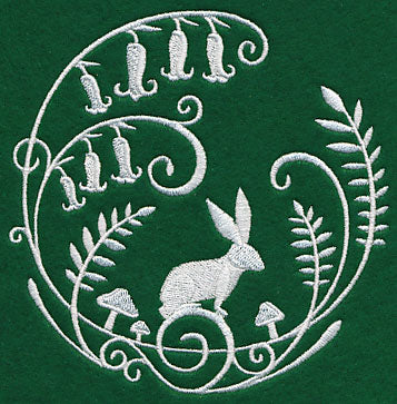 Rabbit Whitework Scene