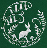 Rabbit Whitework Scene