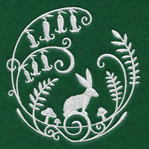 Rabbit Whitework Scene