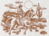 Cowboy Scene (Toile)