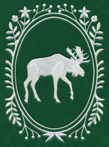 Wild Woodland Whitework Cameo - Moose