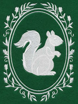 Wild Woodland Whitework Cameo - Squirrel