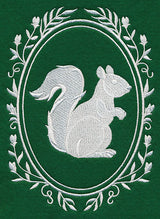 Wild Woodland Whitework Cameo - Squirrel