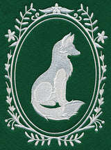 Wild Woodland Whitework Cameo - Fox