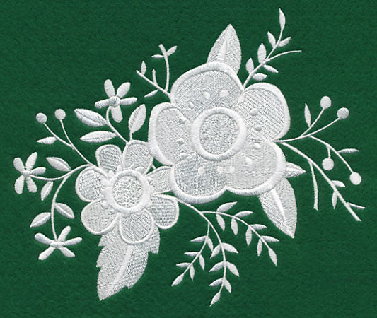 Whitework Floral Bouquet