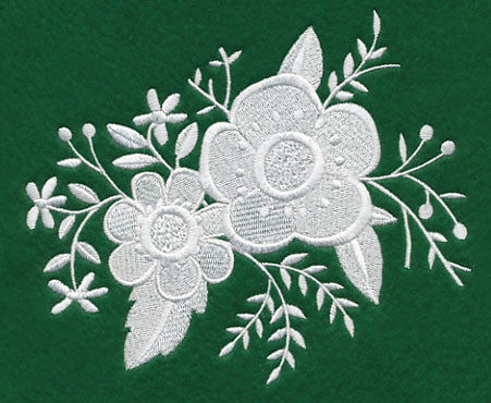 Whitework Floral Bouquet