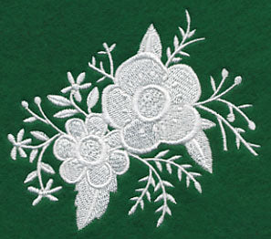 Whitework Floral Bouquet