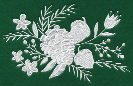 Whitework Pinecone Bouquet