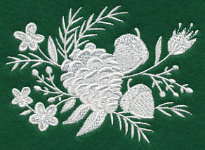 Whitework Pinecone Bouquet