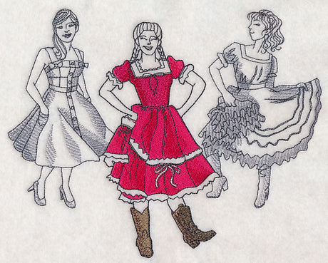 Square Dancing Fashion Plate - Female