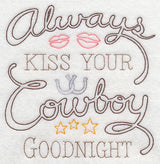 Always Kiss Your Cowboy Goodnight (Vintage)