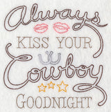 Always Kiss Your Cowboy Goodnight (Vintage)