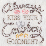 Always Kiss Your Cowboy Goodnight (Vintage)