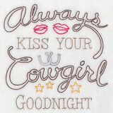 Always Kiss Your Cowgirl Goodnight (Vintage)