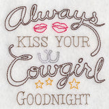 Always Kiss Your Cowgirl Goodnight (Vintage)