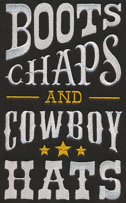 Boots, Chaps, and Cowboy Hats