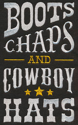 Boots, Chaps, and Cowboy Hats