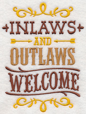 Inlaws and Outlaws Welcome