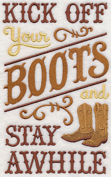Kick Off Your Boots and Stay Awhile