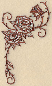 Longhorn Skull Flowers - Right