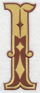 Western Letter I (5 inch)