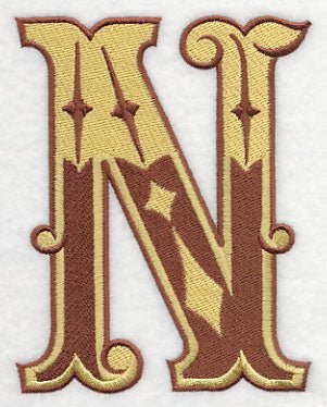 Western Letter N (5 inch)