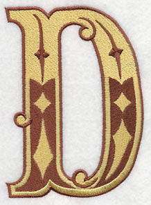 Western Letter D (5 inch)