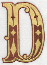 Western Letter D (5 inch)