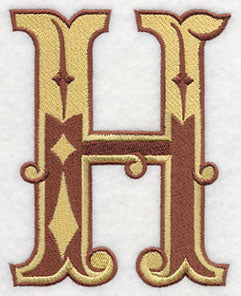 Western Letter H (5 inch)