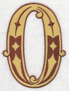 Western Letter O (5 inch)