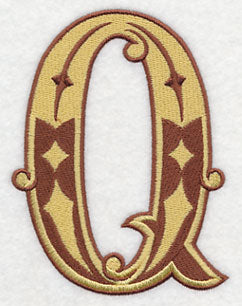 Western Letter Q (5 inch)