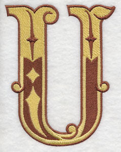 Western Letter U (5 inch)
