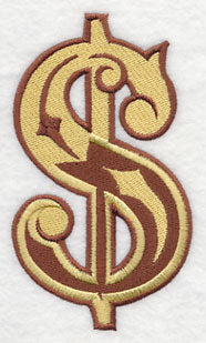 Western Dollar Sign (5 inch)