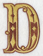 Western Letter D (5 inch)