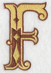 Western Letter F (5 inch)