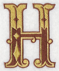 Western Letter H (5 inch)