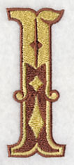 Western Letter I (5 inch)