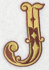 Western Letter J (5 inch)