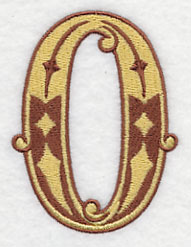 Western Letter O (5 inch)