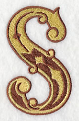 Western Letter S (5 inch)