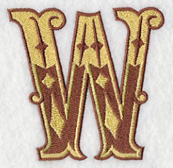 Western Letter W (5 inch)