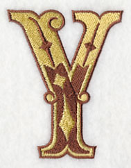 Western Letter Y (5 inch)