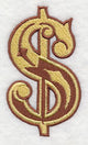 Western Dollar Sign (5 inch)