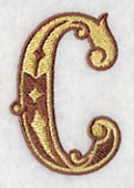 Western Letter C (5 inch)