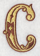 Western Letter C (5 inch)