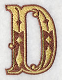 Western Letter D (5 inch)