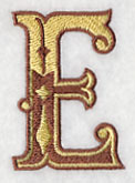 Western Letter E (5 inch)