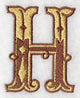 Western Letter H (5 inch)
