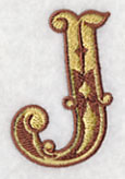 Western Letter J (5 inch)