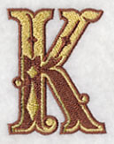 Western Letter K (5 inch)
